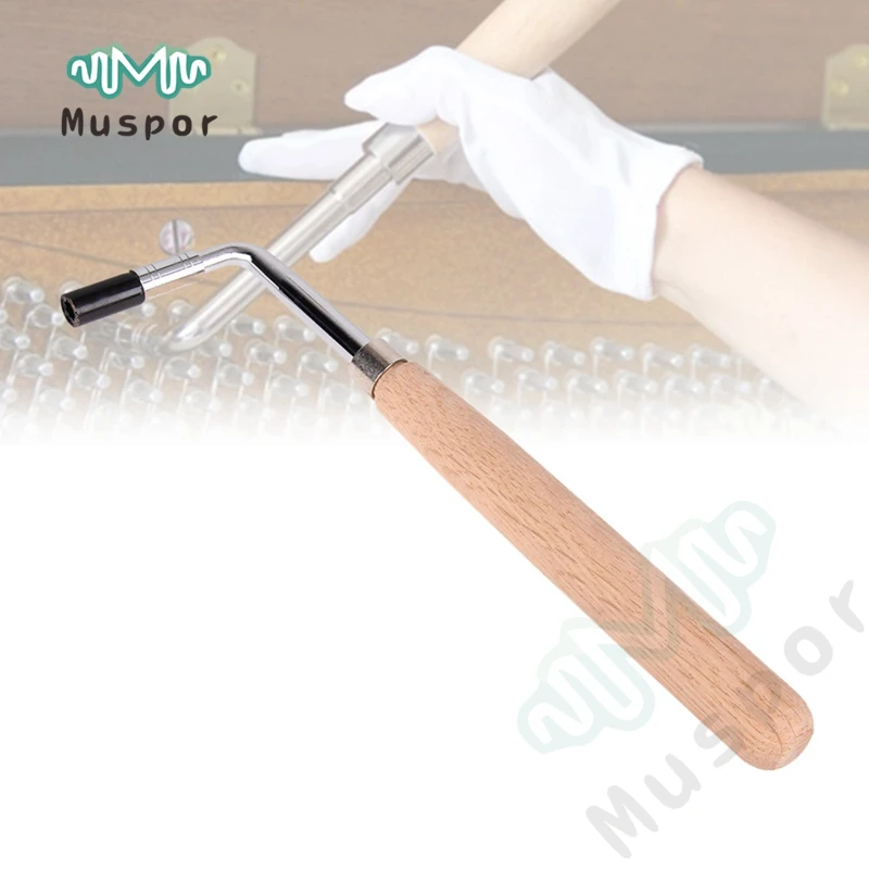 

1X Professional Octagonal Head Wrench Tuner Spanner Piano Tuning Jujube Hammer Tool