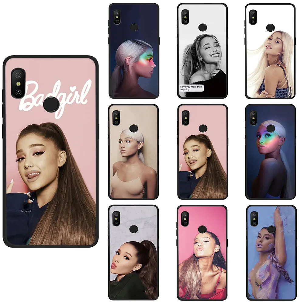 

Ariana Grande AG Rainbow Sweetener Soft TPU phone cover case for Redmi K20 4A 4X 5 6 5A 6A 7 Go Note 5 6 7 8 Pro