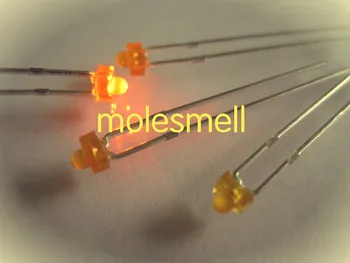 

100pcs 1.8mm orange Diffused orange LED Lamps orange lens led light lamp