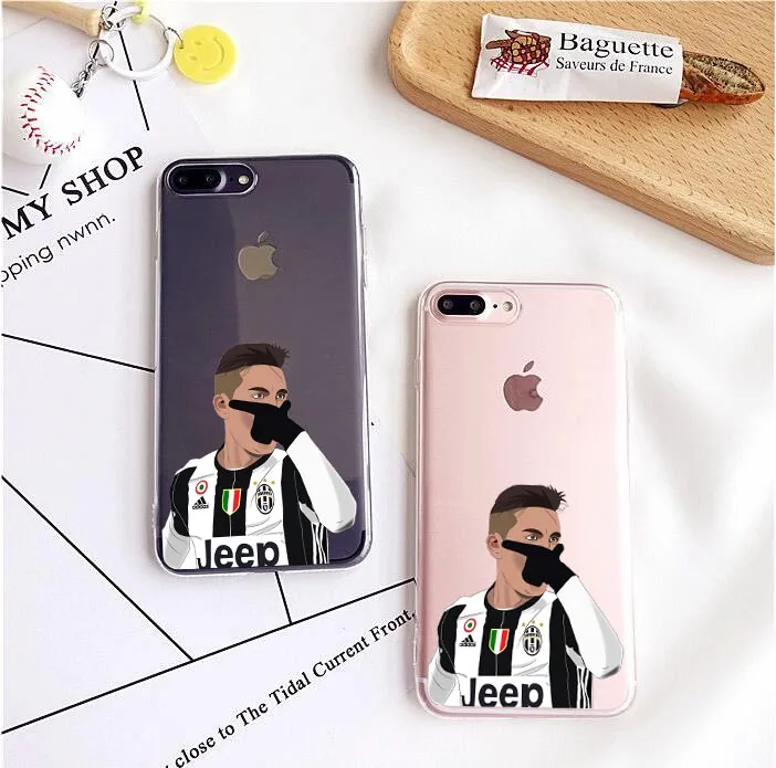 

Juventus Paulo Dybala TPU Phone Cases For iPhone 5 5S SE 6 6S Plus 7 7 Plus For Huawei P9 Lite For Samsung S6 S7 A5 Edge 2016