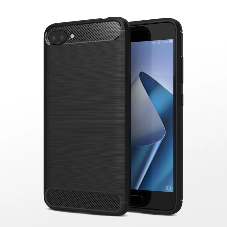 

For Asus Zenfone 4 ZE554KL case Shockproof Carbon Fiber Soft tpu cover case for Asus Zenfone 4 ZE554KL 5.5" Fundas Capa Coque