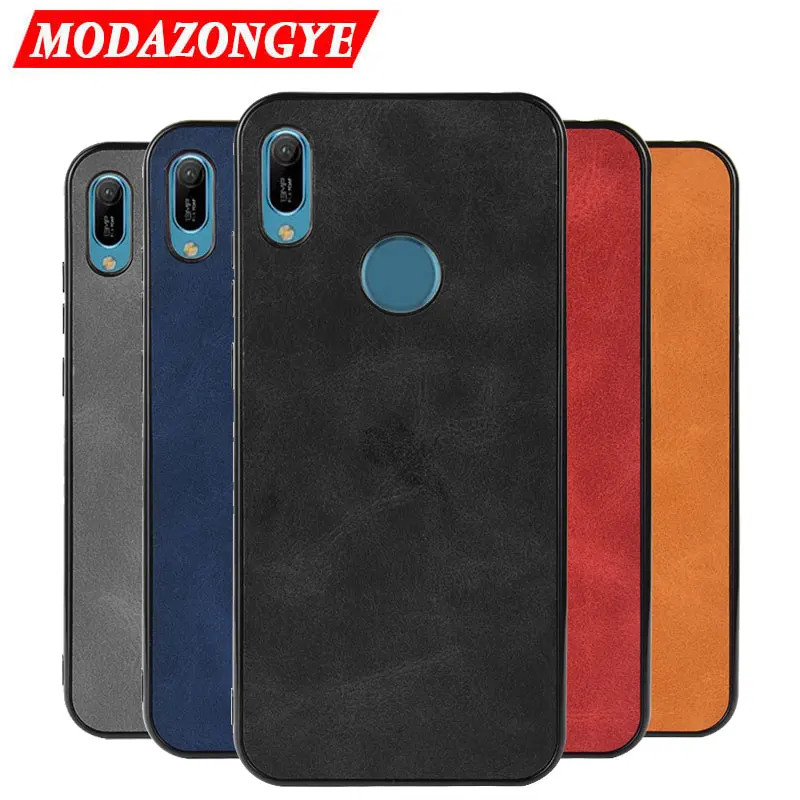 Huawei Y6 2019 чехол для телефона из искусственной кожи MRD-LX1 MRD-LX1F Y 6 Prime Y6Prime с откидной
