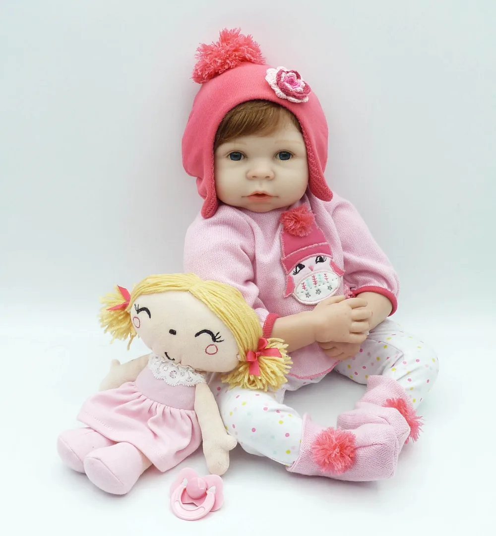 22 inch vinyl baby doll toy silicone babies dolls 56 cm silicone reborn