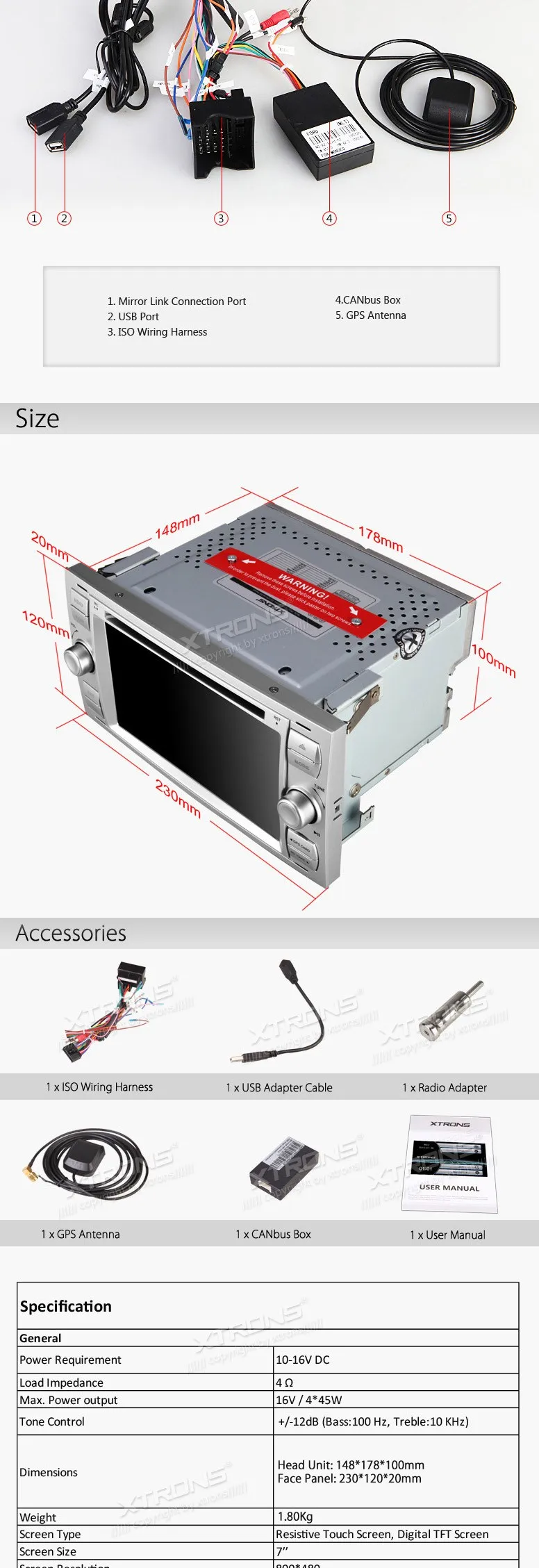 Cheap 7" Silver Special Car DVD for Ford Fusion 2006-2011 & Kuga 2008-2011 & Mondeo 2004-2007 & S-Max 2007-2009 & Focus 2005-2007 6