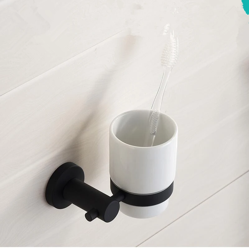 Creative Bath Products Toothbrush Holder Black REG60BLK