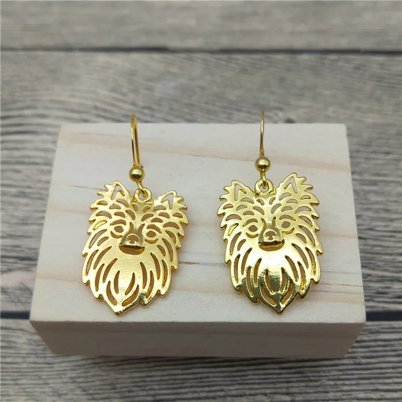 

New Long Haired Chihuahua Drop Earrings Trendy Style Chihuahua Dangle Earrings Fashion Pet Dog Earrings Women Jewellery