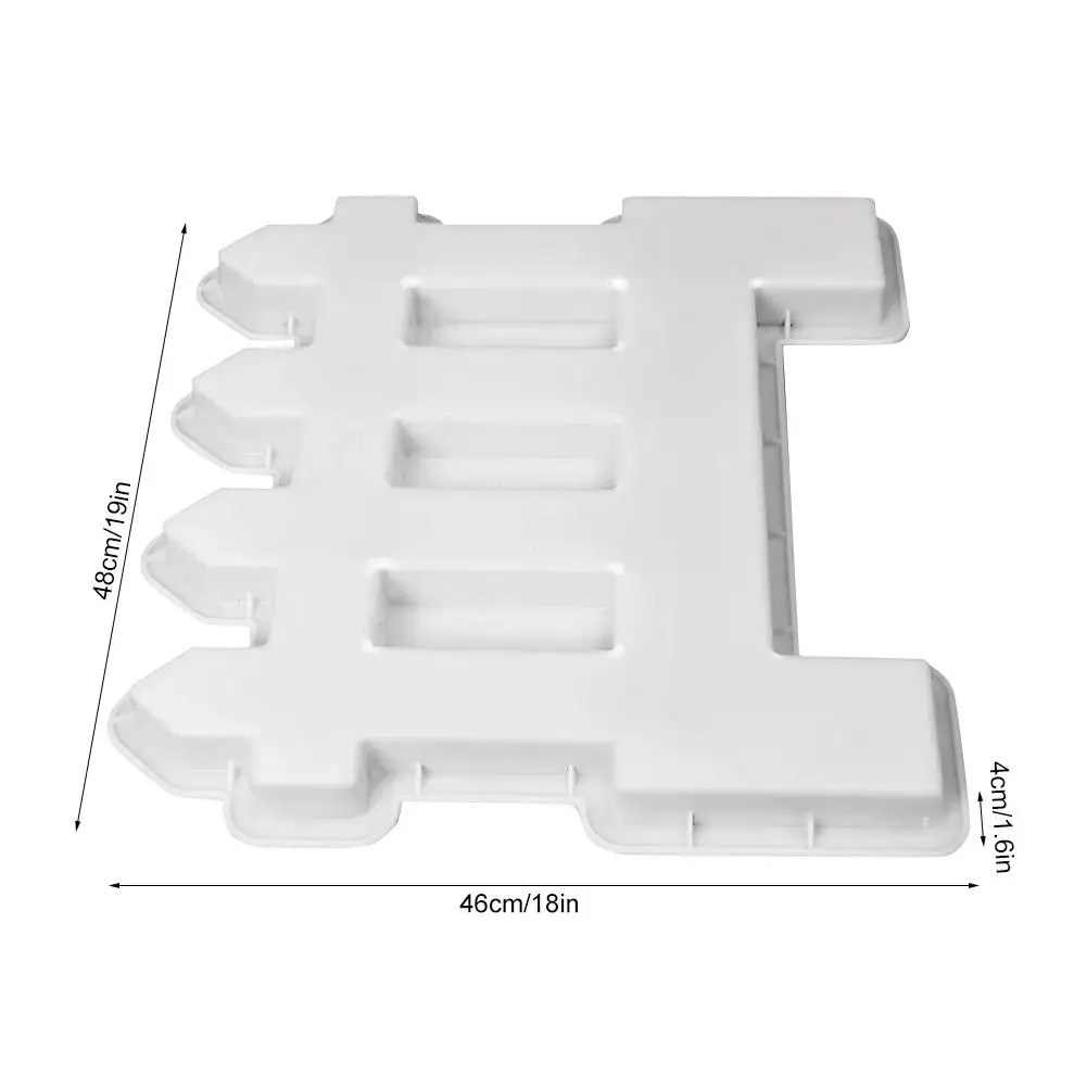Небольшой забор пластиковые формы сад бассейн кирпич пластиковые формы газон двор ремесло украшения забор бетонные формы