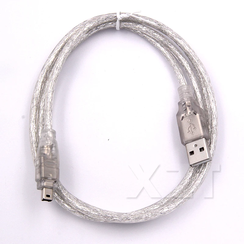USB 2.0 to IEEE 1394 Firewire 4 Pin 4 feet Extension Cable for Digital Camera or camcorder