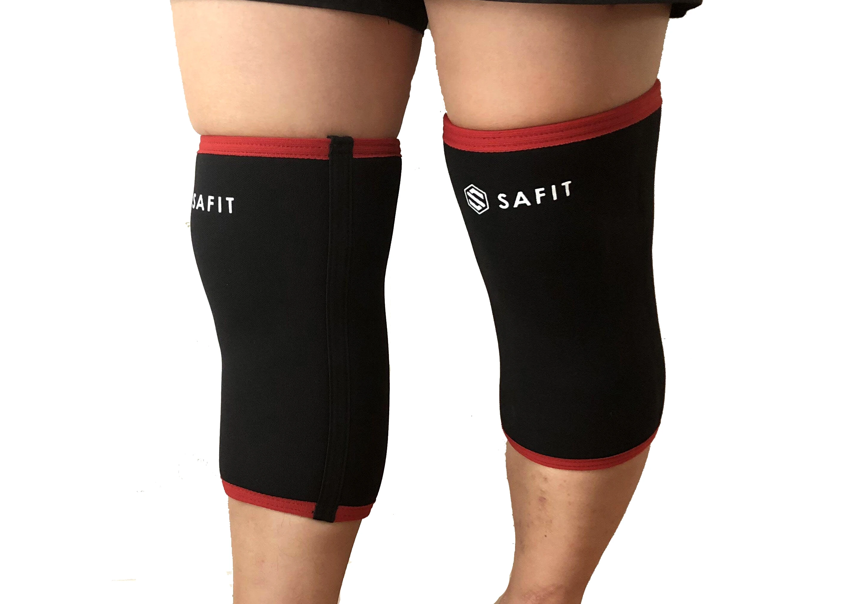 Safit 8,5 мм утолщенные неопреновые наколенники силовые спортивные Тяжелая атлетика прочные SBR наколенники для фитнеса Кроссфит
