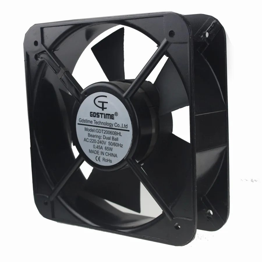 Best Price 1 Piece Gdstime 220V 240V 20060 20cm 200x200x60mm 200mm AC Cooling Fan Cooler