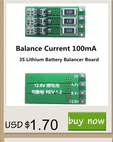 3S 40A BMS 11,1 В 12,6 в 18650 литиевая батарея Защитная плата с сбалансированной версией для drill 40A ток для 250cc мотоцикла