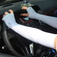 Летние перчатки без пальцев скольжения на рукавах рукава для рук унисекс комплект из двух предметов