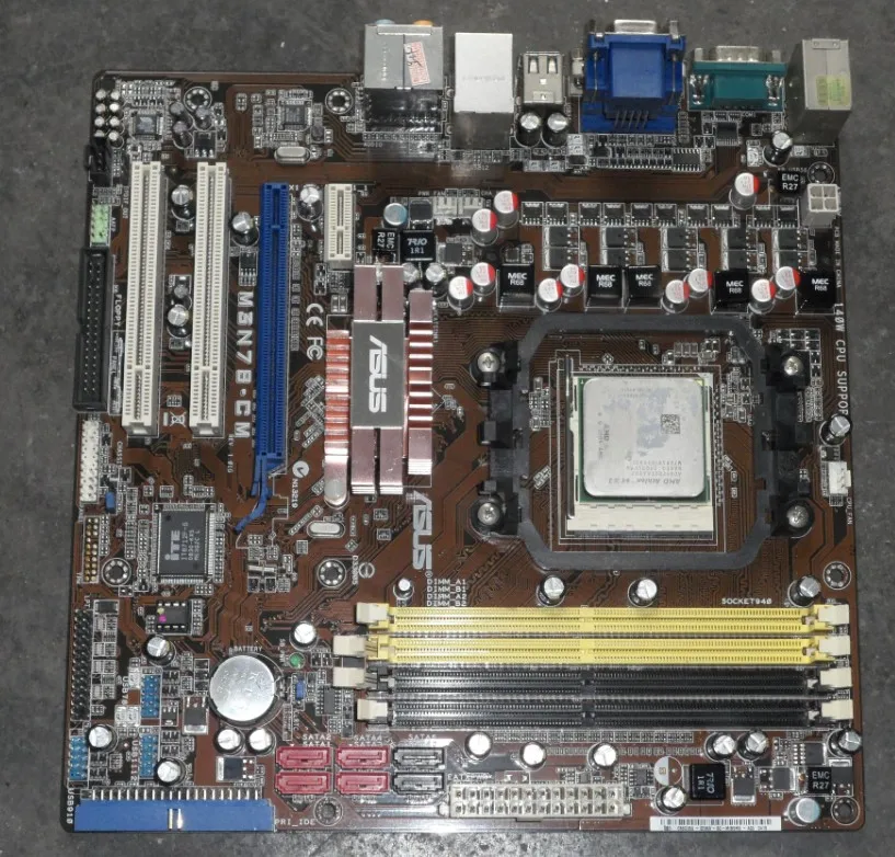 Оригинальная материнская плата Asus M3N78-CM DDR2 Socket AM2 + GeForce 8 настольная | Компьютеры и