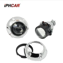 2pcs 2.5inch Bi xenon bi-xenon Projector lens with zkw shrouds H1 H4 H7 motorcycle car hid projector lens headlight Headlamp