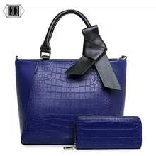 2016 new high quality fashion designer Composite Bag big Bow women handbag Single shoulder bag