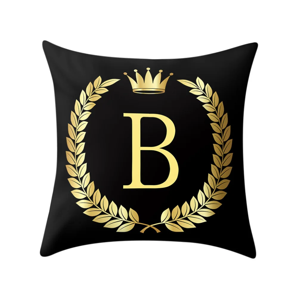 Jual A TO Z Sarung Bantal Hitam dan Emas Huruf Alfabet Dicetak Sarung Bantal Kapas Poliester Sarung Bantal Kursi Penutup rumah Jual A TO Z Sarung Bantal Hitam dan Emas Huruf Alfabet Dicetak Sarung Bantal Kapas Poliester Sarung Bantal Kursi Penutup rumah