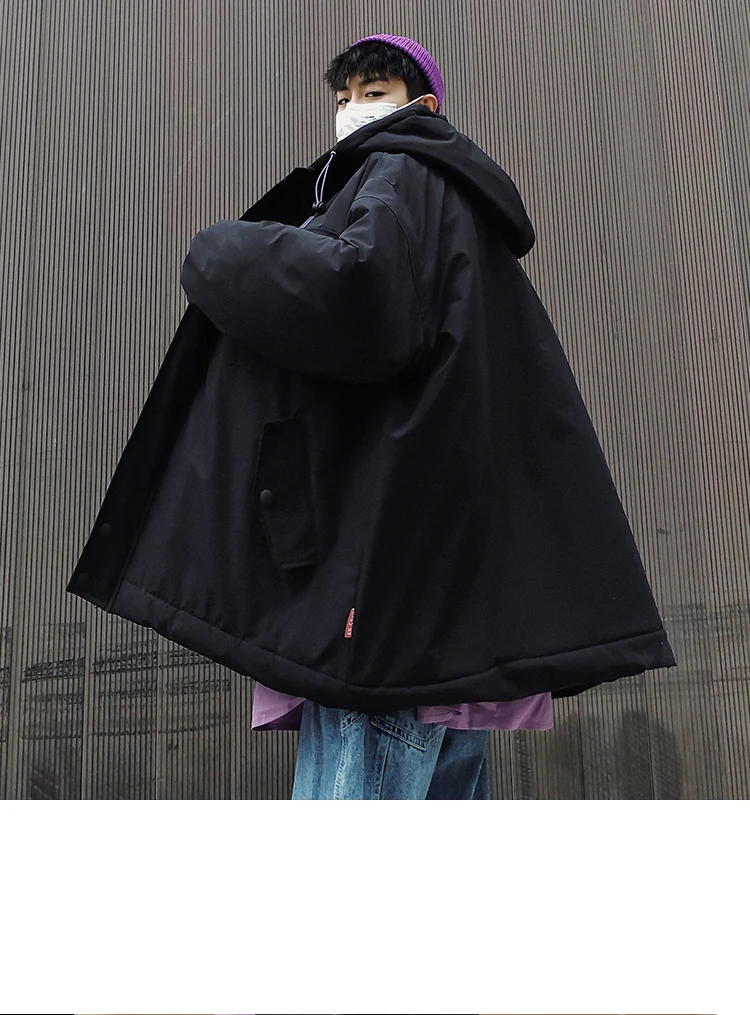 Privathinker, мужская осенне-зимняя куртка в стиле сафари, пальто для мужчин, корейская мода, мужские парки, пальто,, свободная одежда, утолщенная теплая