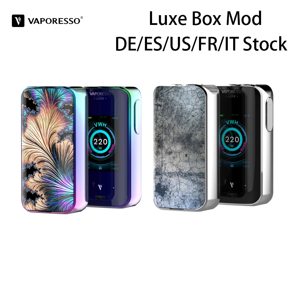 Original Vaporesso LUXE Box Mod cigarrillo electrónico larga vida útil más consistente sabor Vape para 510 Tank VS Revenger - 1