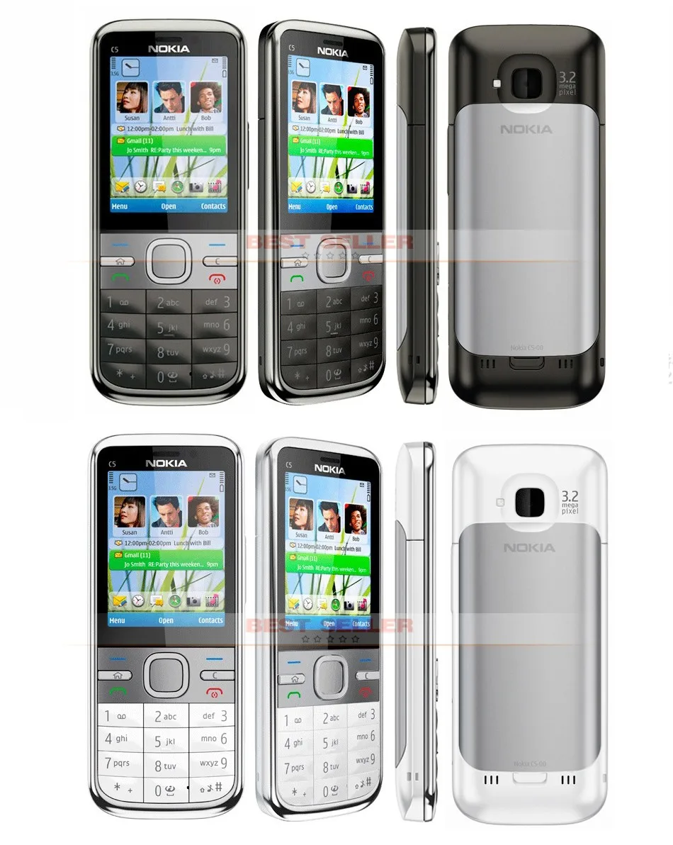 new nokia c5 00 mobile cell phone unlocked 5mp camera phone fsbay com
