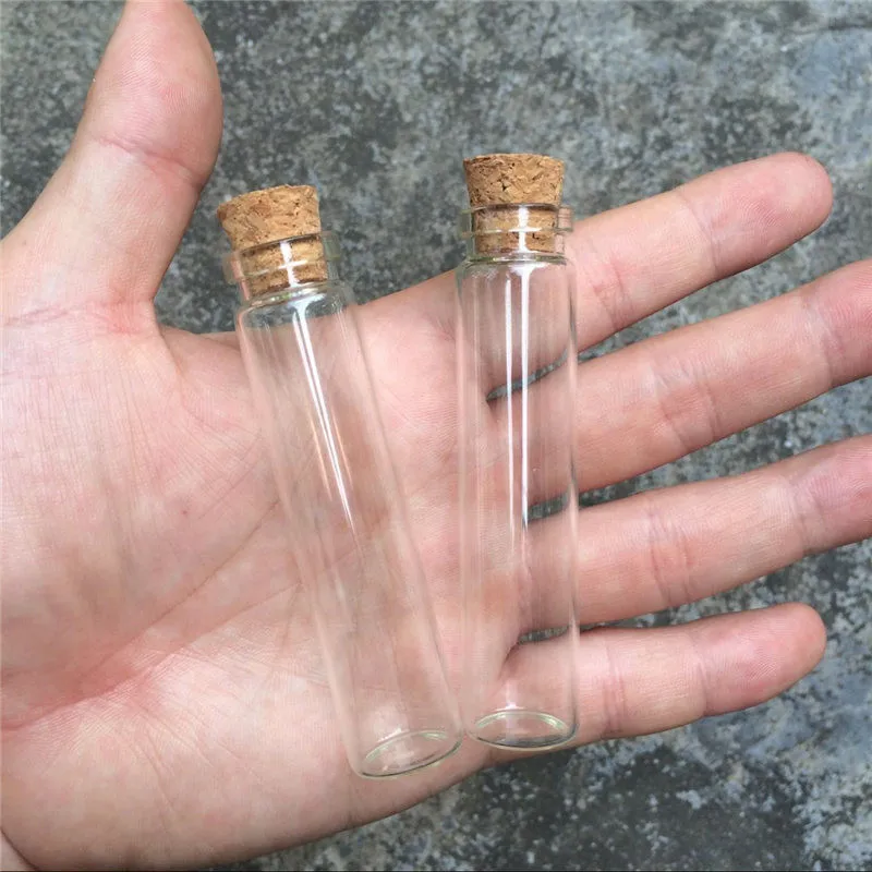 13 мл маленькие стеклянные бутылки с пробкой стеклянные бутылки DIY 18X80X12,5 мм стеклянные флаконы 100 шт Новое поступление