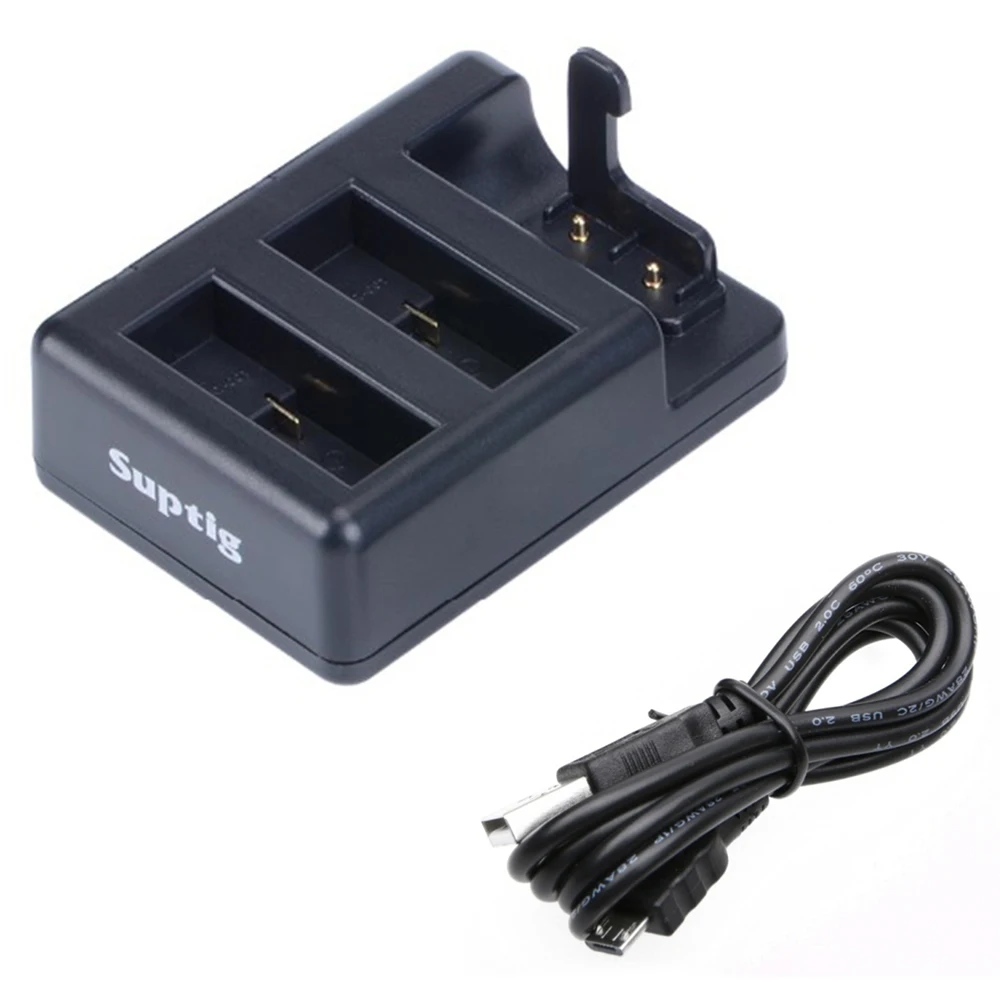 Universal 3 Channel 3 Slots Charger 2 in 1 Go Pro Remote Control Charger And Go Pro HERO5 Black 2PCS AHDBT-501 Batteries Charger (11)