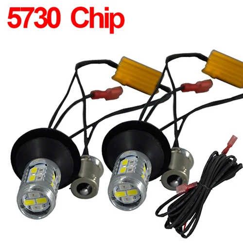 ShinMan 30 Вт 1156 bau15s 7507 py21w led DRL Дневной ходовой светильник Дневной светильник& указатель поворота светильник поворота для Chevrolet Orlando 12-15 - Цвет: White Amber