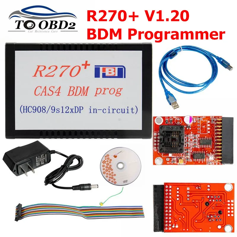 R270+ CAS4 BDM Prog Авто Программирование R270 V1.20 программист для BMW профессиональный авто ключ программист язык Поддержка английского