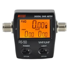 RS-50 цифровой КСВ/Ватт метр 125-525 МГц 0-120 Вт UHF/VHF M Тип разъем для TYT Baofeng светодиодный экран Радио счетчик мощности