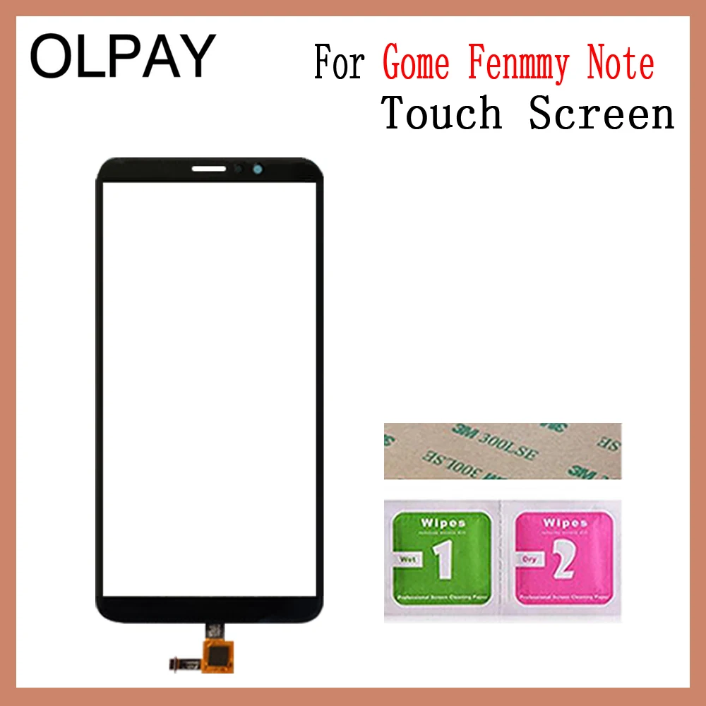 OLPAY 5,99 дюймов для Gome Fenmmy Note C72 2018X38A сенсорный экран стекло дигитайзер Панель переднее стекло объектив сенсор Замена - Цвет: Black No Tools