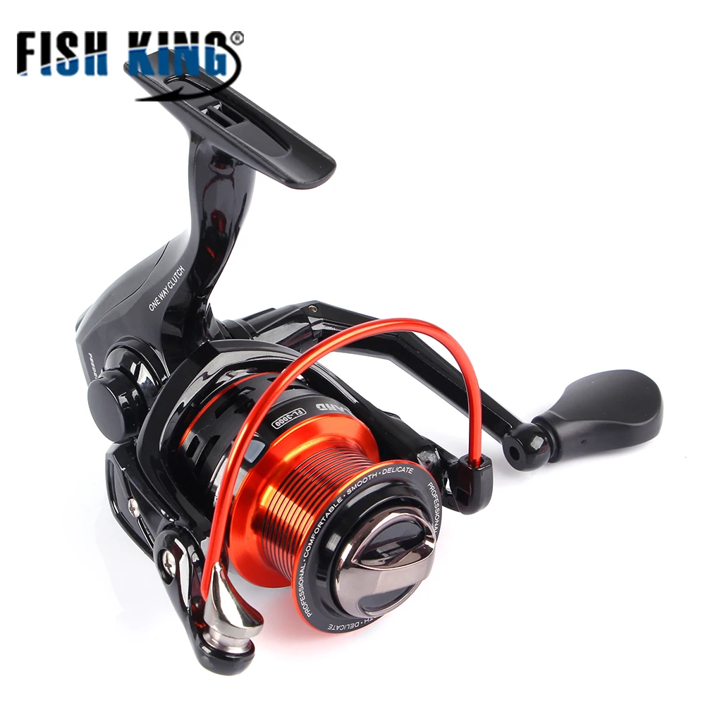 

FISH KING FL Fishing Spinning Wheel 2000/3000/5000 Series 9+1 BBs 5.1:1 8KG Max Drag Freshwater Spinning Fishing Reel