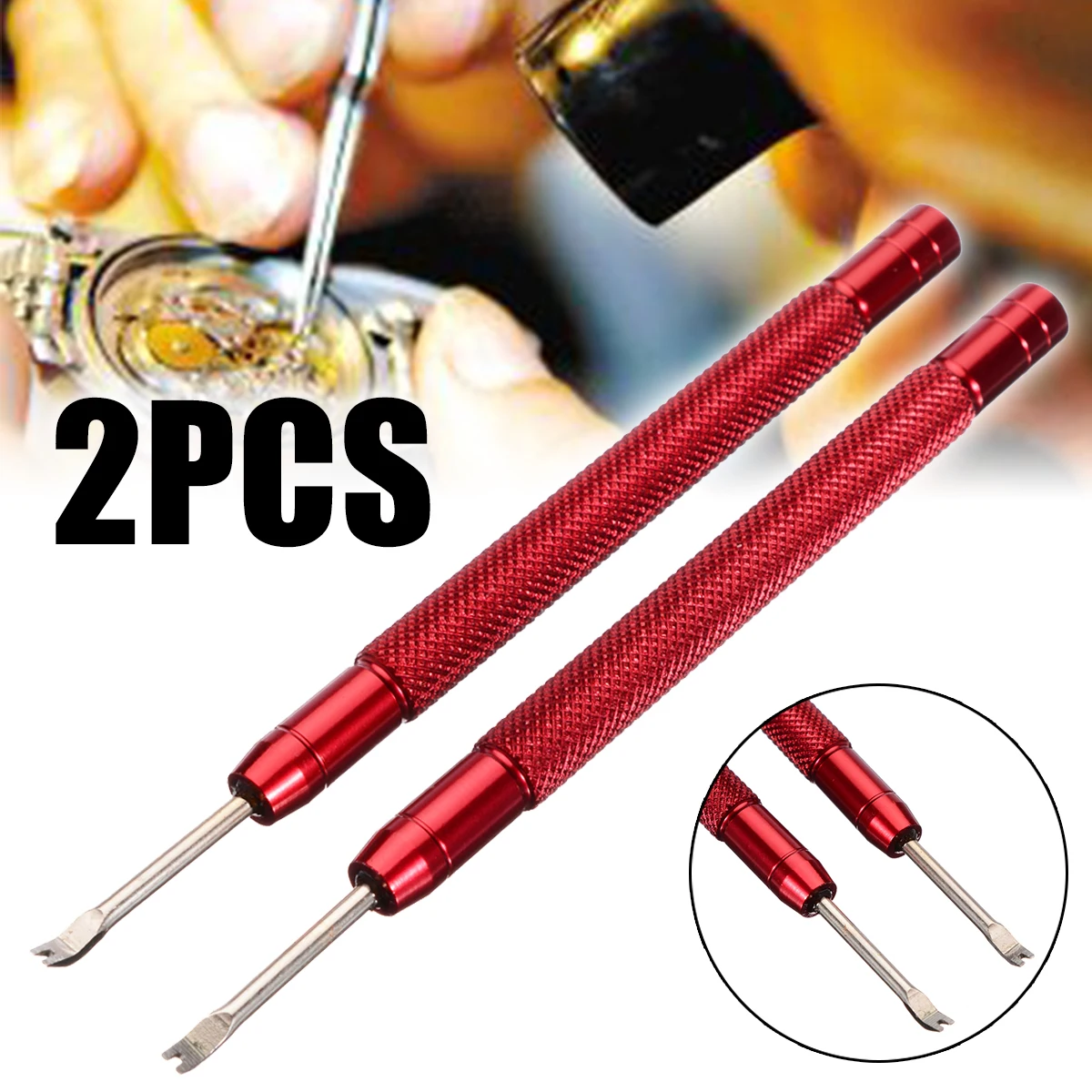 

2pcs Metal Precision Watch Hand Remover Pin Lever Replace Watch Repair Accessories for Watchmaker Watch Repairing