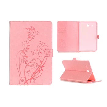 

High Quality Leather Cover For Samsung Galaxy Tab E T560 Case 9.6inch Stand Holster Protect Shell Flip Tablets for T561 Case9.6'