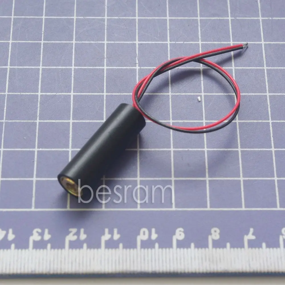 Laserland 10*23 мм 808nm 100mW инфракрасный ИК точечный диодный лазерный модуль DC 3V ~ 5VDC|module