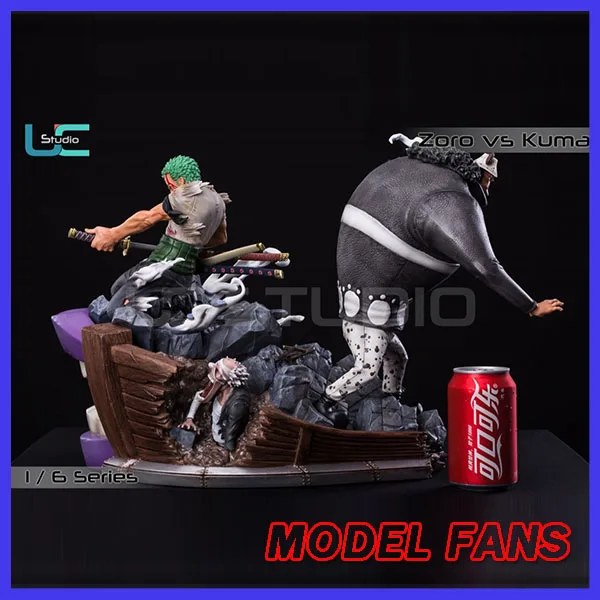 Фигурки моделей в наличии ucs One Piece Roronoa Zoro VS KUMA gk resin игрушечные фигурки для