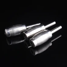 1 шт. 25 ммнержавеющая сталь Татуировка ручка с задней стволовой профессиональные ручки для тату-машинки татуировки Трубы Советы Инструмент