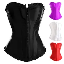 4 цвета сексуальное женское белье дамы атласные Узелок Басков корсет 2322 фиолетовый Размеры S-XL