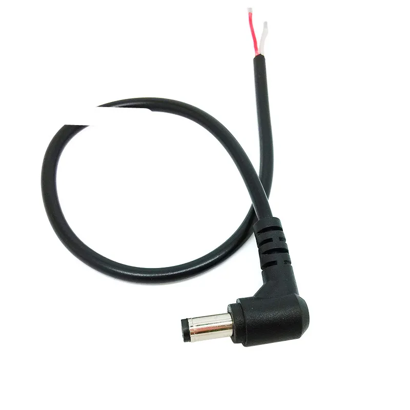 Monitor DC cable male 5.5 * 2.5MM DC elbow soldering cable 290mmcable