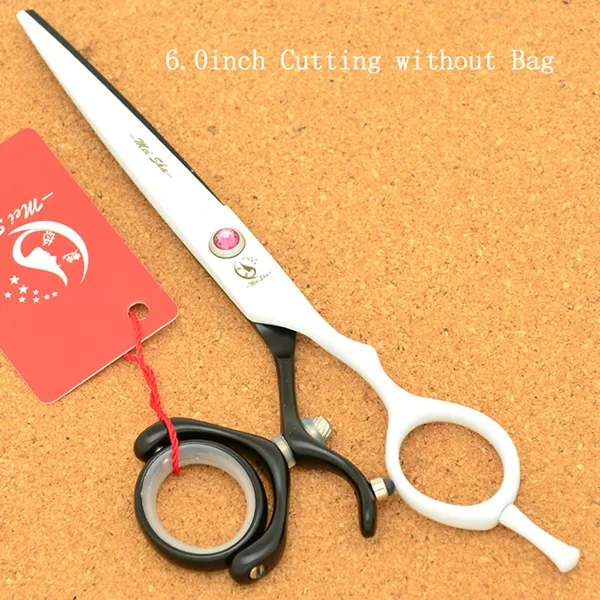 6," Meisha 360 градусов вращения набор ножниц для парикмахерской ножницы для стрижки волос+ филировочные ножницы JP440C ножницы для волос с сумкой, HA0349 - Цвет: HA0353 no bag 60