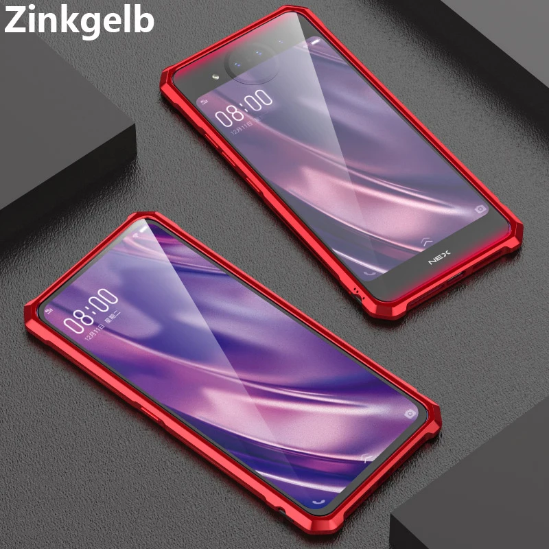 

For Vivo Nex 2 Cover Case Luxury Hard Metal Aluminum Alloy Armor Protect Bumper Phone Case for Vivo Nex Dual Display Back Case