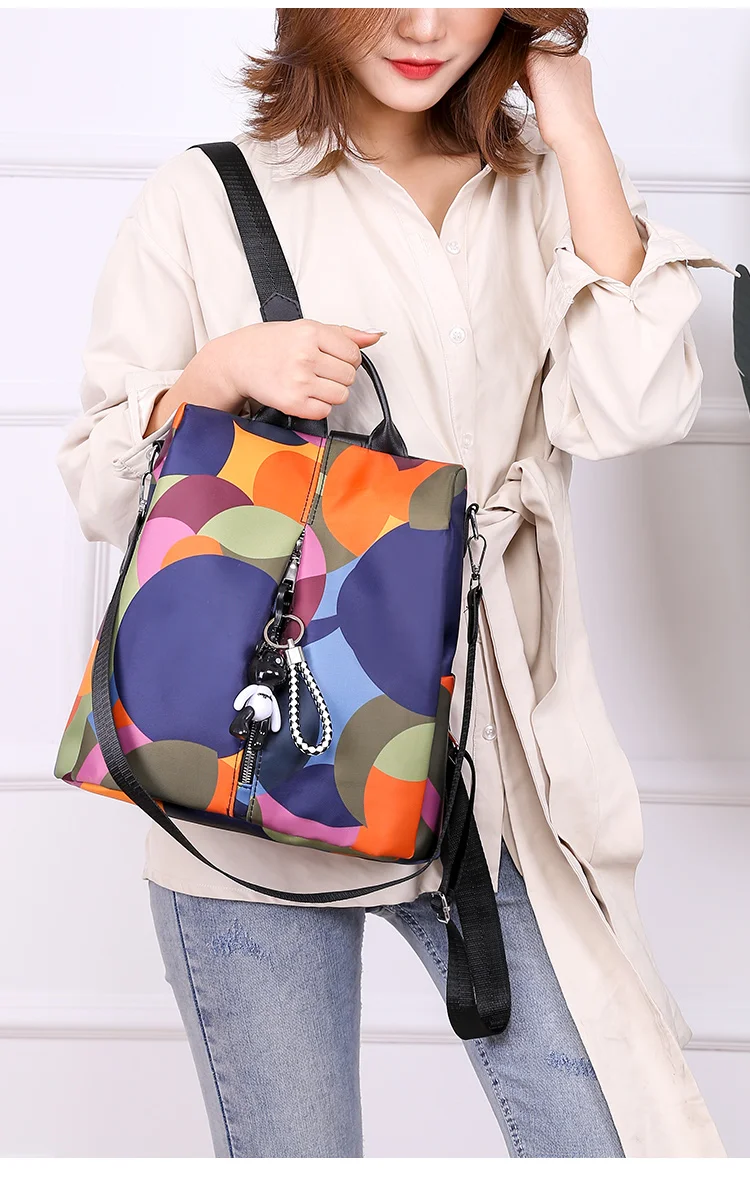 água oxford bagpack feminino anti roubo mochila para meninas 2019 sac a dos