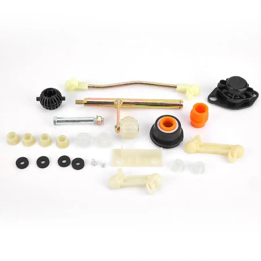 

Selector Rod Bearing Gearbox Gear Shift Linkage Repair Kit 191711574 Fit for Golf II Metal Car Gear Shift Linkage Metal New