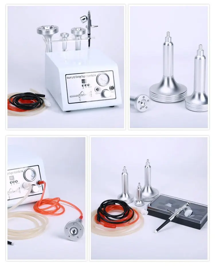 

Portable Oxygen Infusion Beauty Equipment with Vacuum Lymph Drainage Body Shapping