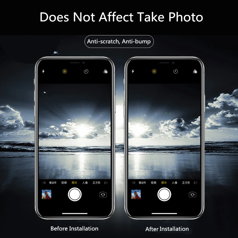 Новейший металлический защитный чехол для задней камеры Apple iPhone X Xs 10 защитное
