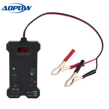 12V Car Battery Tester Digital Voltmeter and Charging System Analyzer Alternator Tester Motorcycle Automotive Diagnostic Tool цена 12V Car Battery Tester Digital Voltmeter and Charging System Analyzer Alternator Tester Motorcycle Automotive Diagnostic Tool цены онлайн