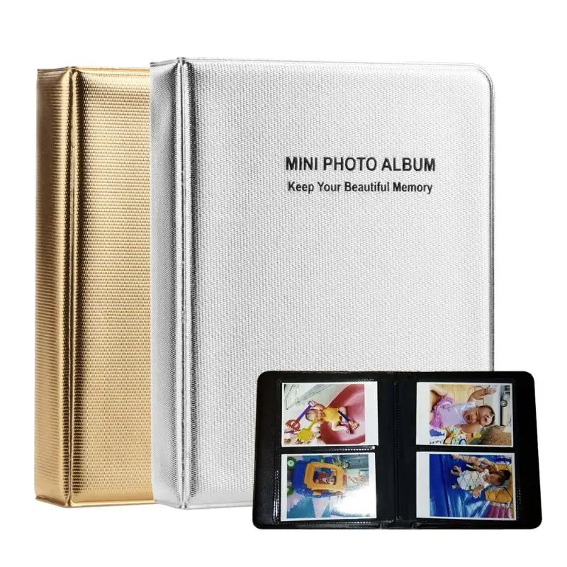 

64 Pockets Foldout Album Photo Case for Mini FujiFilm Polaroid Mini Fuji Instax Name Card 14 * 11cm Mini Album
