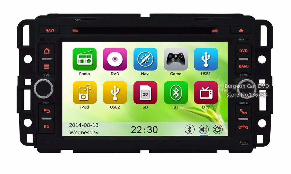 Flash Deal Factory Price Car DVD Player for Chevy Chevrolet Cobalt Silverado Suburban Buick Enclave Radio Stereo BT GPS Navigation system 27