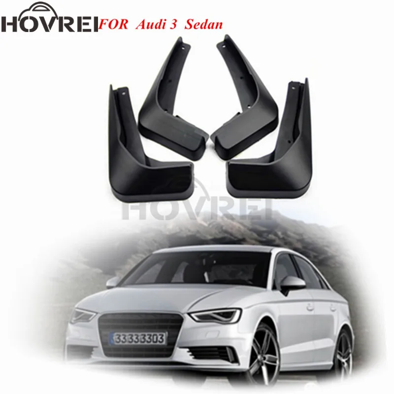 

car Front Rear Mud Flaps for AUDI A3 sedan 2012 2013 2014 2015 2016 Splash Guards Fender Mudflaps Mudguards Car Accessories