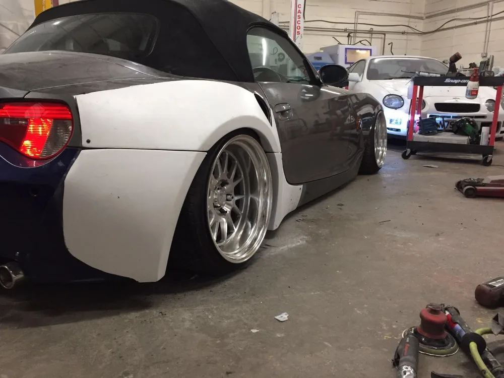 2003-2005 BMW Z4 E85 40mm Fender Flares (Rear) 6Pcs (7)