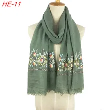 Дизайн,, Женский хлопковый шарф с узором пейсли, шаль, вышитый шарф для женщин и шарфы для девушек