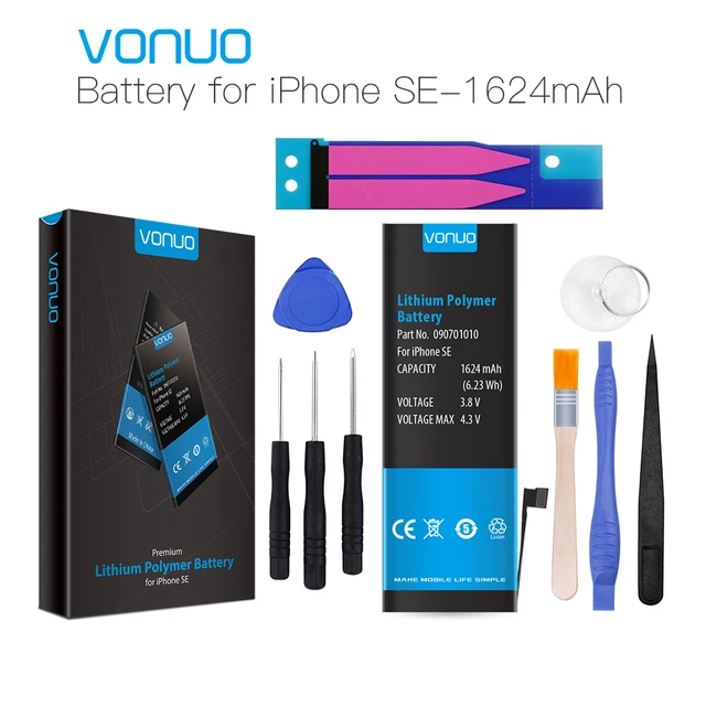 NOHON Battery For Apple iPhone 6S 6 5s 7 8 iPhone6S 1700mAh~2265mAh High Capacity Bateria+Tools